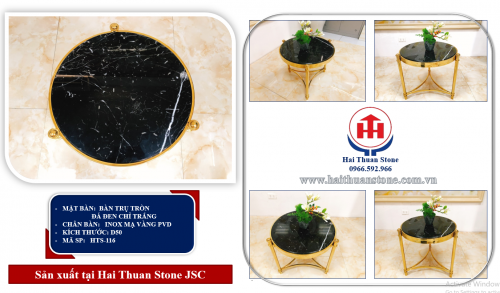 Bàn trà mặt đá HTS-116