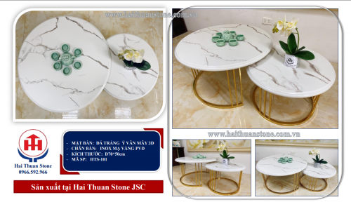 Bàn trà mặt đá HTS-101