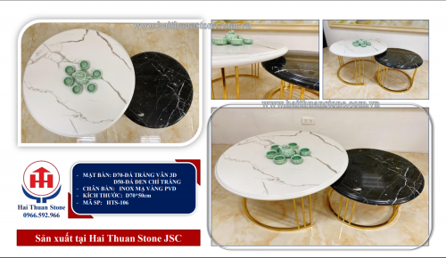 Bàn trà mặt đá HTS-106