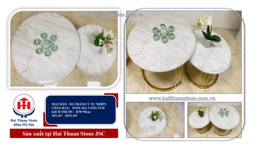 Bàn trà mặt đá HTS-108