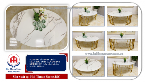 Bàn trà mặt đá HTS-109