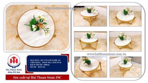 Bàn trà mặt đá HTS-113