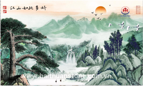 Tranh đá phong cảnh HTSJ 015