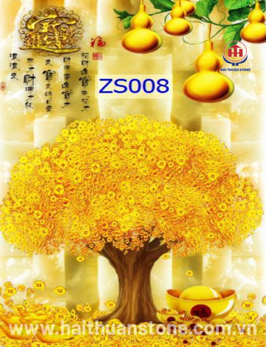Tranh Đá Phong Thủy Kim Tiền HTS 002