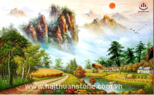 Tranh đá phong cảnh HTSJ 005