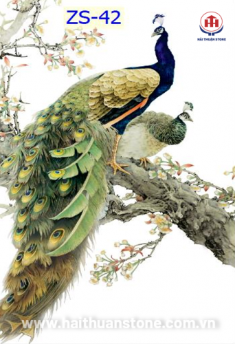 TRANH ĐÁ KHỔNG TƯỚC HTSJ 008