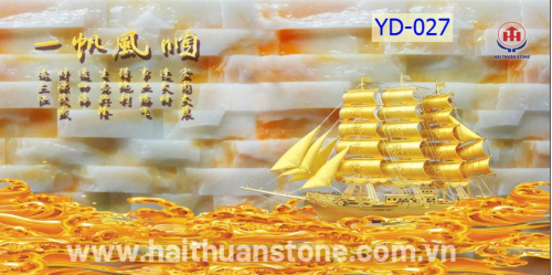Tranh Đá Phong Thủy Kim Tiền HTS 008