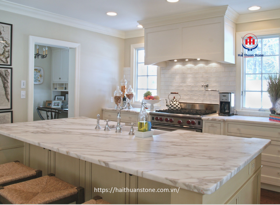Đá marble trắng Ý – vẻ đẹp nhẹ nhàng tinh tế