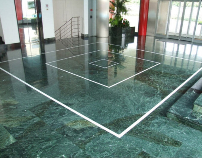 Đá marble xanh điểm nhấn độc lạ cho căn nhà
